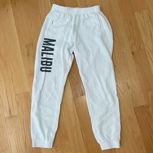 Malibu sweatpants!
